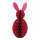 Waben Osterhase aus Kraftpapier, faltbar, mit Magnetverschluss     Groesse: 60cm    Farbe: fuchsia