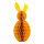 Honeycomb Easter rabbit out of kraft paper, foldable, with magnetic closure     Size: 60cm    Color: yellow
