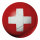 Schweiz Fußball aus Kunststoff, doppelseitig bedruckt, flach     Groesse: Ø 30cm    Farbe: rot/weiß     #