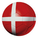 Football out of plastic, double-sided printed, flat...