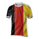 Football shirt out of plastic, double-sided printed, flat...