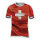 Trikot aus Kunststoff, doppelseitig bedruckt, flach     Groesse: 60x50cm    Farbe: rot/weiß     #