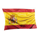 Flag out of plastic, double-sided printed, flat     Size:...