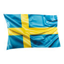 Flag out of plastic, double-sided printed, flat     Size:...