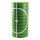 Fußballrasen Podest aus Styropor, rund     Groesse: 60x30cm    Farbe: grün/weiß     #