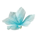 Flower head out of paper, with short stem, flexible...