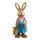 Rabbit with dress out of synthetic fibres/styrofoam/straw     Size: 60x19cm    Color: multicoloured