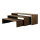 Wooden presenter in 3-sets      Size: 1: 56x18x18cm, 2: 47x17,5x14,5cm, 3: 42x17,5x10cm    Color: brown