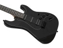 DIMAVERY ST-312 E-Guitar, black/black