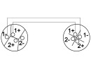 OMNITRONIC Lautsprecherkabel Speaker 2x2,5 1,5m sw