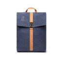 VINGA Bosler Rucksack aus GRS recyceltem Canvas Farbe: navy blau