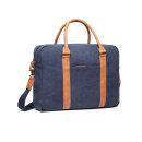 VINGA Bosler Computertasche aus RCS recyceltem Canvas Farbe: navy blau