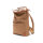 VINGA Sloane-Rucksack RCS aus recyceltem Polyester Farbe: braun