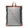 VINGA Sloane-Rucksack RCS aus recyceltem Polyester Farbe: grau