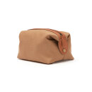 VINGA Sloane Kulturtasche aus RCS recyceltem Polyester Farbe: braun