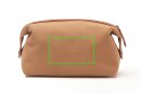 VINGA Sloane Kulturtasche aus RCS recyceltem Polyester Farbe: braun