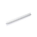 Aluminiumlineal 30 cm Farbe: silber