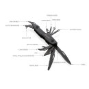 Gear X Multifunktions-Messer Farbe: schwarz