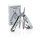 Solid Multitool mit Karabiner Farbe: silber