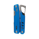 Solid Multitool mit Karabiner Farbe: blau