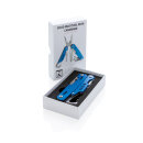 Solid Multitool mit Karabiner Farbe: blau