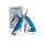 Solid Multitool mit Karabiner Farbe: blau