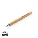 5-in-1 Bambus Tool-Stift Farbe: braun