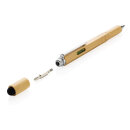 5-in-1 Bambus Tool-Stift Farbe: braun