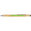 5-in-1 Bambus Tool-Stift Farbe: braun