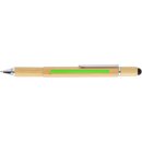 5-in-1 Bambus Tool-Stift Farbe: braun