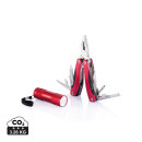 Multitool und Taschenlampen Set Farbe: rot