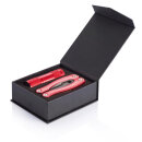 Multitool und Taschenlampen Set Farbe: rot