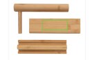 Ukiyo Sushi-Set aus Bambus Farbe: braun