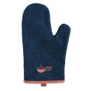 Deluxe Canvas Ofenhandschuh Farbe: blau