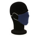 Wiederverwendbare 2-lagige Baumwoll-Gesichtsmaske Farbe: navy blau