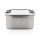 Auslaufsichere Lunchbox aus RCS recyceltem Stainless Steel Farbe: silber