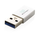 USB-A zu Type-C Adapter Farbe: silber