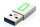 USB-A zu Type-C Adapter Farbe: silber