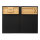 Impact AWARE RPET faltbare Desk-Organizer mit Laptop-Ständer Farbe: schwarz