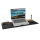 Impact AWARE RPET faltbare Desk-Organizer mit Laptop-Ständer Farbe: schwarz