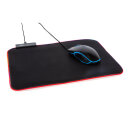 RGB Gaming Mauspad Farbe: schwarz