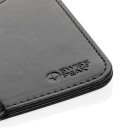 Swiss Peak RCS recyceltes 10W Wireless-Charging PU Mauspad Farbe: schwarz