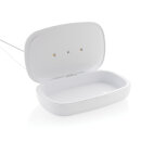 UV-C Sterilisations-Box mit 5W Wireless Charger Farbe: weiß