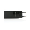 Philips 65W Ultra-Schnell-PD 3-Port-USB-Wandladegerät Farbe: schwarz