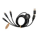 Terra 120cm 6-in-1-Kabel aus RCS recyceltem Aluminium Farbe: grau