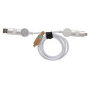 Oakland RCS rKunststoff 1,2m 6-in-1 Fast-Charging 45W Kabel Farbe: weiß