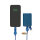 Oakland RCS rKunststoff 1,2m 6-in-1 Fast-Charging 45W Kabel Farbe: blau