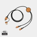 Ohio 6-in-1-Kabel aus RCS zertifiziert recyceltem Kunststoff Farbe: schwarz