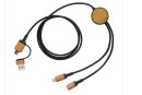 Ohio 6-in-1-Kabel aus RCS zertifiziert recyceltem Kunststoff Farbe: schwarz