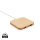 5W-Wireless-Charger aus Bambus mit USB Farbe: braun
